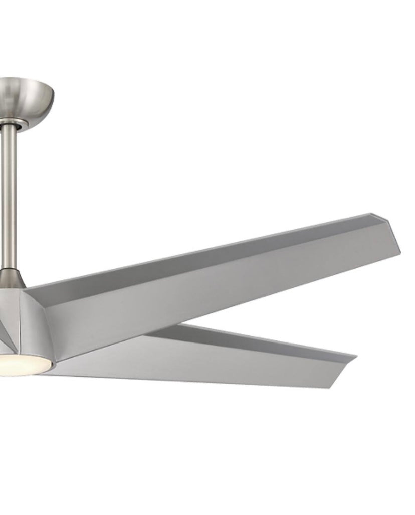 56. in LED Indoor Brushed Nickel Ceiling Fan