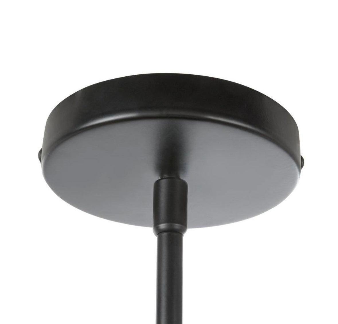 3-Light Black Cage Pendant Light