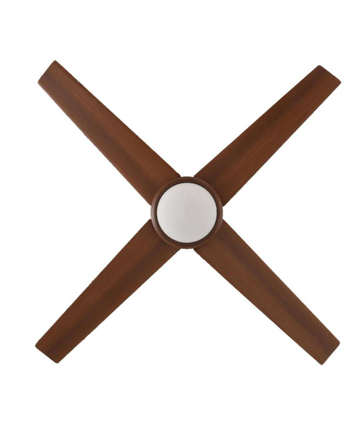 52 in. LED Indoor Distressed Koa Ceiling Fan with Remote
