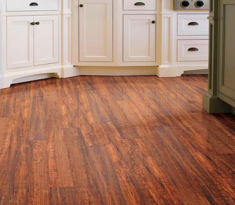 8mm Hickory Gloss Laminate Wood Flooring (16.3 sqft/case)