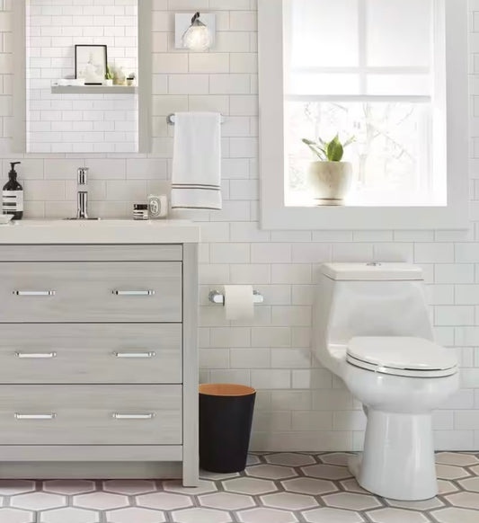 16.5 in. Tall One-Piece Dual Flush Elongated Toilet