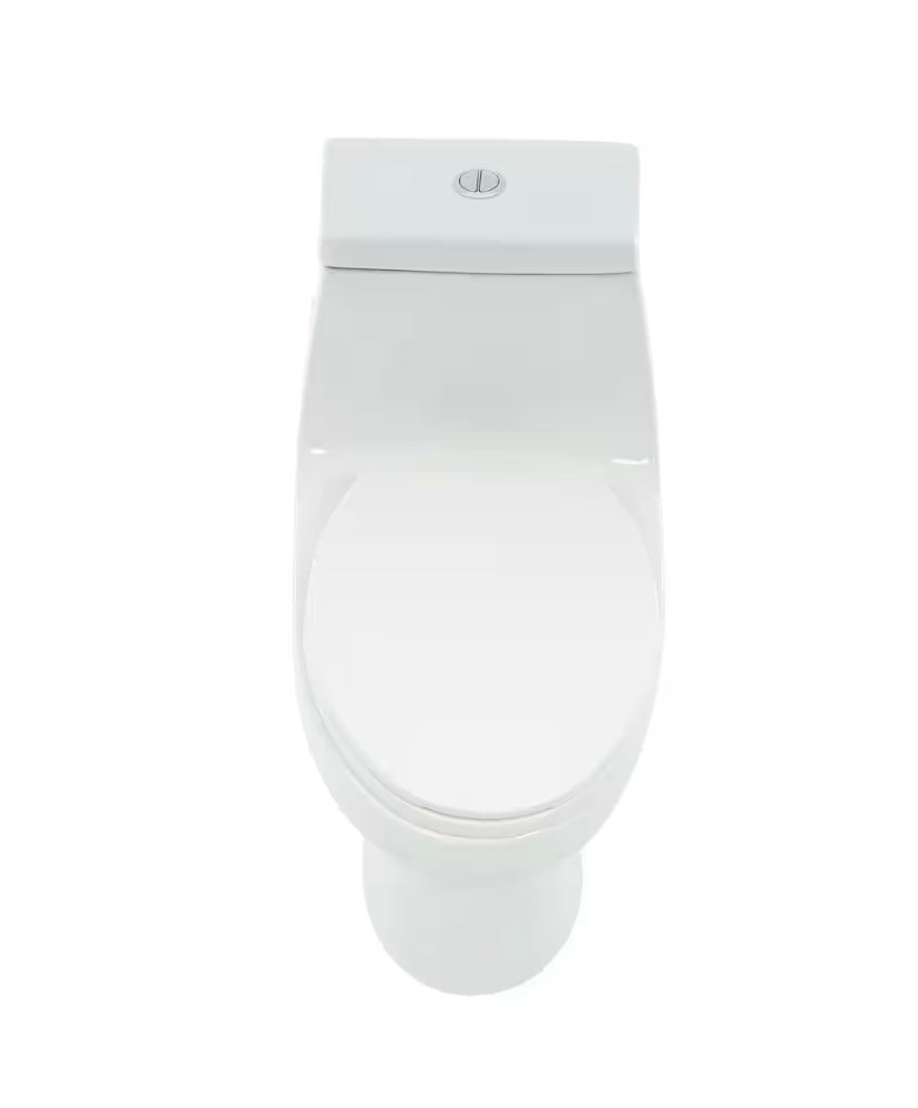 16.5 in. Tall One-Piece Dual Flush Elongated Toilet