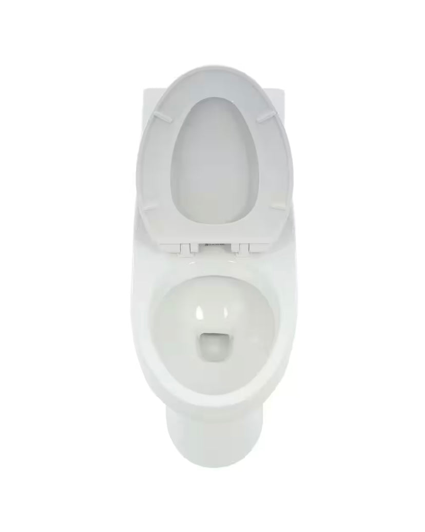 16.5 in. Tall One-Piece Dual Flush Elongated Toilet