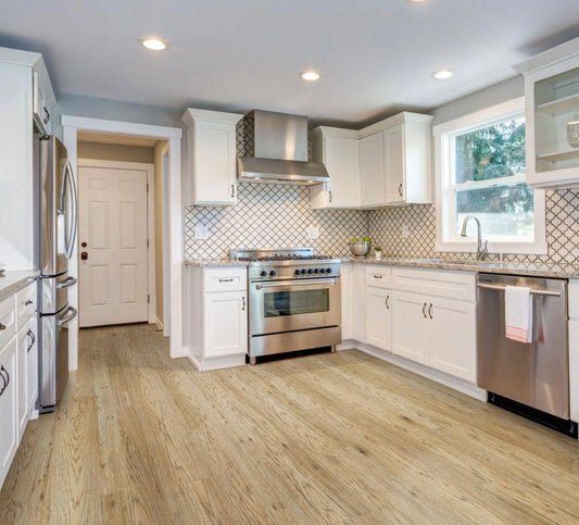 12 MIL Natural Oak LVP Flooring (17.98 sqft/case)